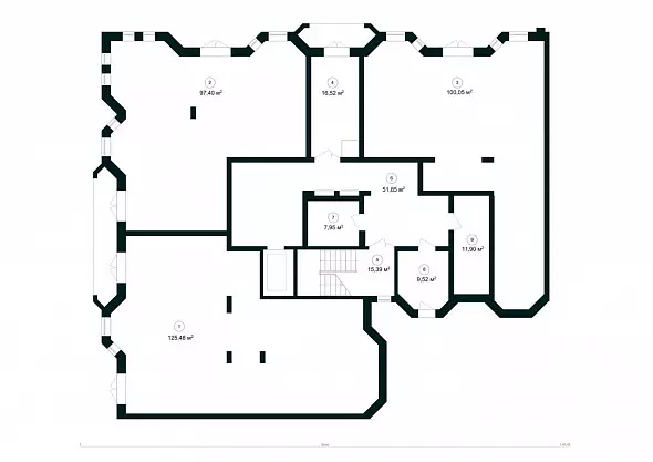 Коммерческий объект, 125, 130 080 ₽/м², г. Волгоград, ул. им Покрышкина, д. б/н,  №1, («ЖК «Резиденция»»), этаж: 1/8